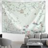 Home Wall Decoration Tapestry Flower Bird Background Hanging Cloth Office Living Room Tapestry
