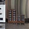 Wooden Coffee Bowl Filter Storage Rack Walnut Barista Tools  Cafe Supplies