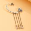 Unique Skull Tassels Earring Fashion Dangle Ear Cuff Comfortable Ear Jewelry Alloy Texture Suitable for Party Wear