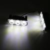 3 LED Daytime Running Light Waterproof IP67 Car Motorcycle DRL Constant/Flash