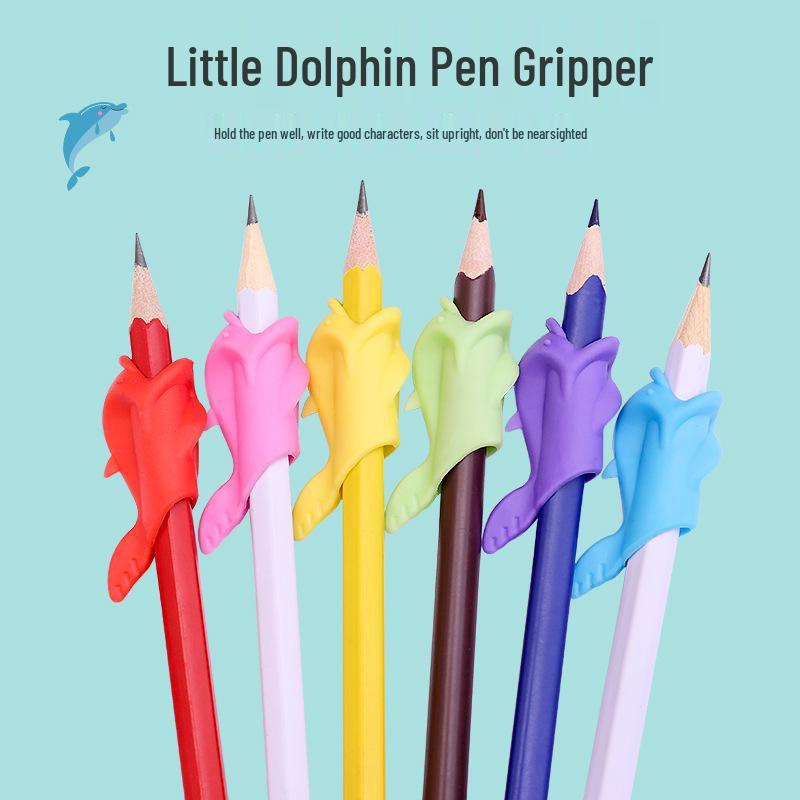 Dolphin Silicone Pen Grip Corrector for Children and Students