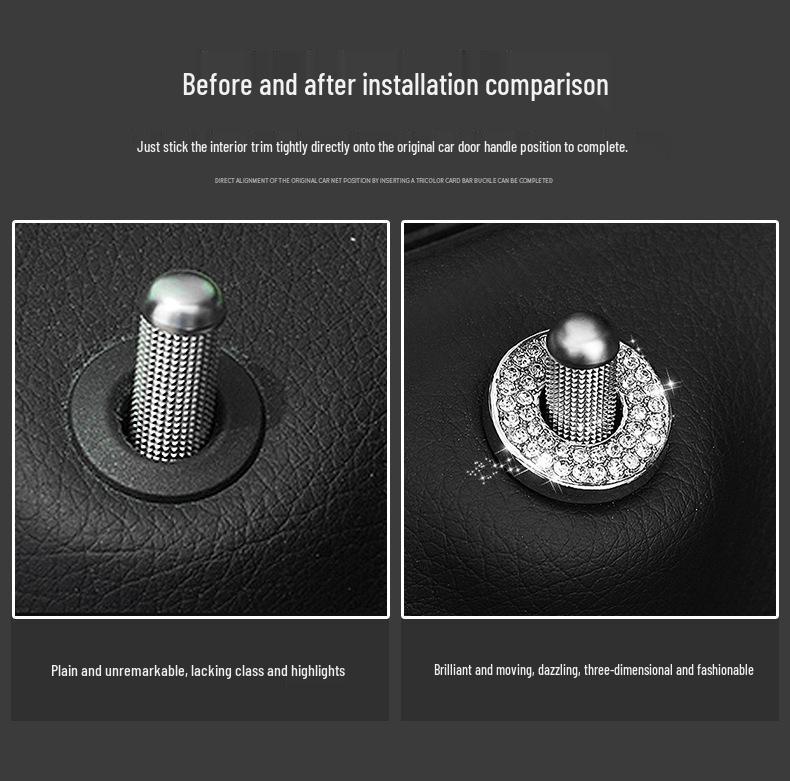 Mercedes-Benz GLC260/C200 Door Lift Cover & Decorative Ring for C200L/E300L Interiors