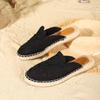 Baotou Hollow Half Slippers Women'S Summer Wear Round Head Flat Bottom One Pedal Lazy Fisherman Slippers
