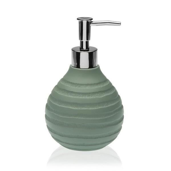 Distributeur de Savon - MARQUE - Résine ABS - Acier chromé - Blanc