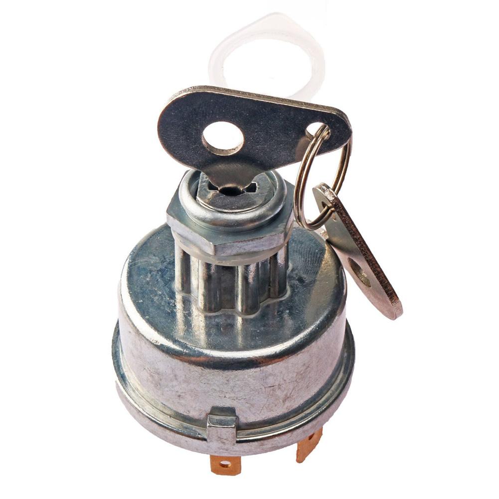 Switch Tractor Accessories Durability For Lucas 128SA 35670 Tractor 2pcs Ignition Switch Keys 12V/24V Ignition