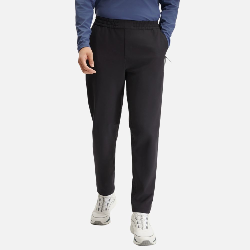 New FILA Knitted Sports Pants Men's Pitch Black A11M441807FBK