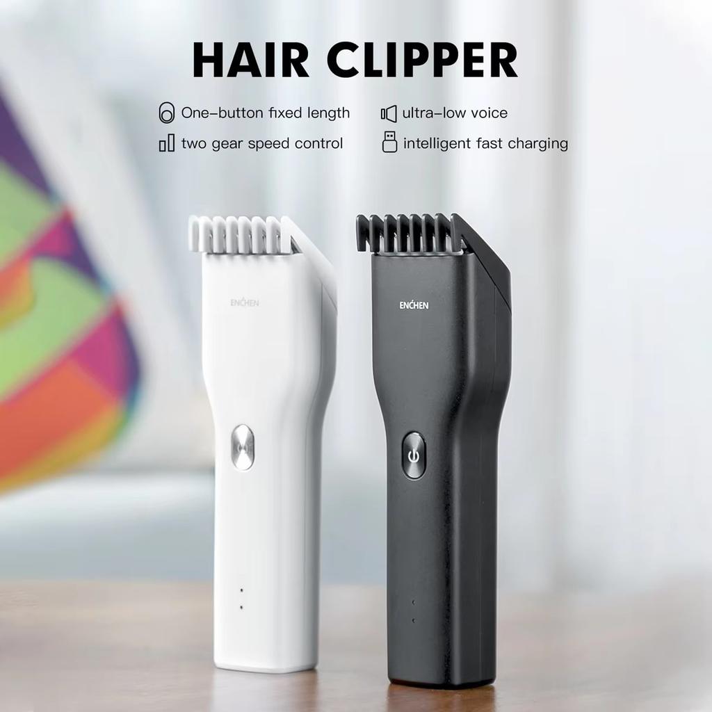 Xiaomi ENCHEN Boost USB Electric Hair Clippers Trimmers Cordless Rechargeable Hair Cutter Machine