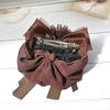 Lace Decorated Hair Accessories Bowknot Flower Decor Mesh Bag Hair