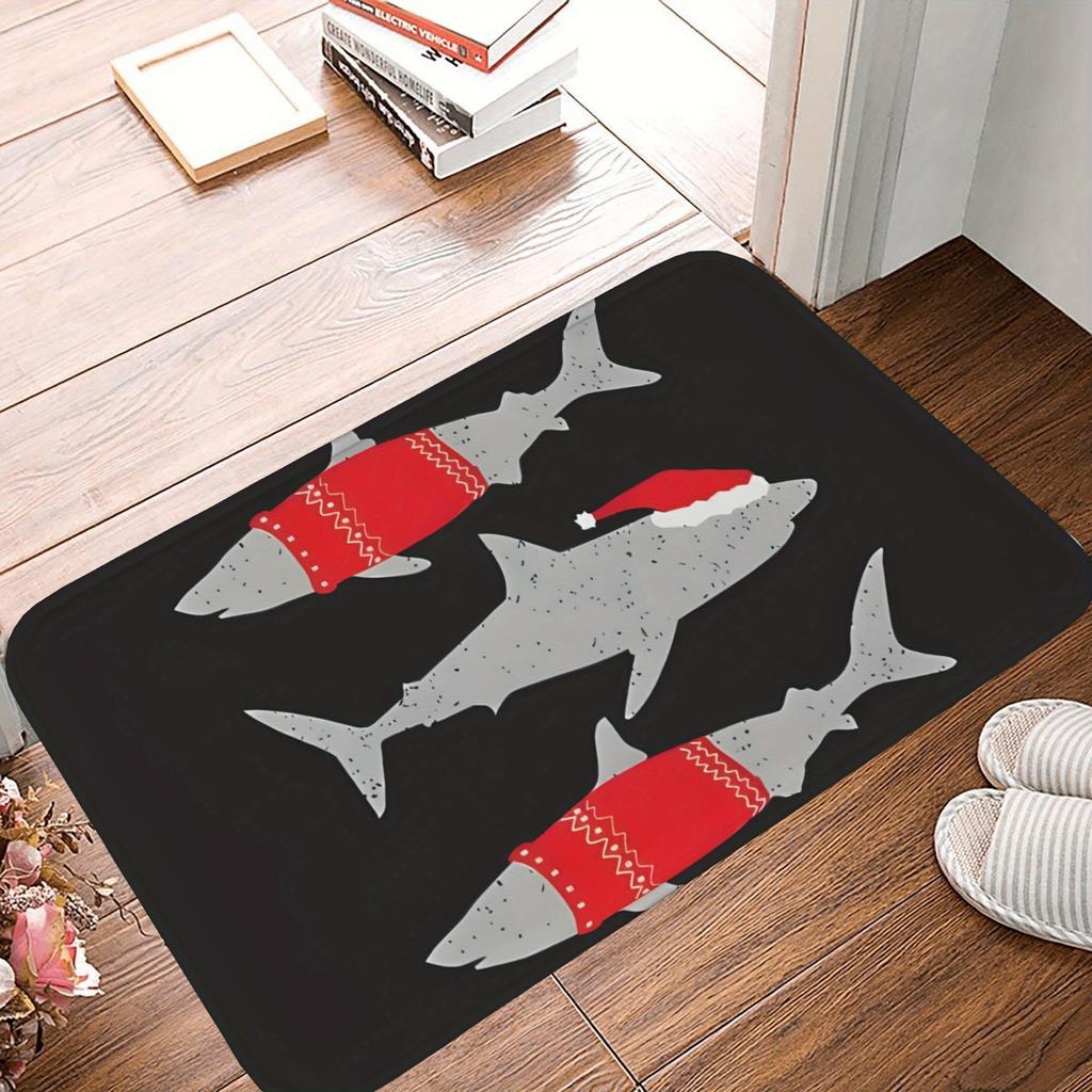 1PC Halloween Pattern Kitchen Rug Non-Slip Door Mat Pop Design Bathroom Rug Bath Mat Carpet for Home Sink Laundry Decor