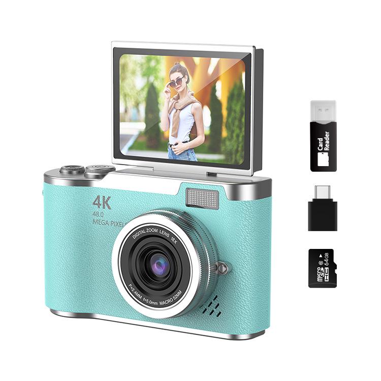 Entry-Level HD CCD Flip Screen Digital Camera for Students