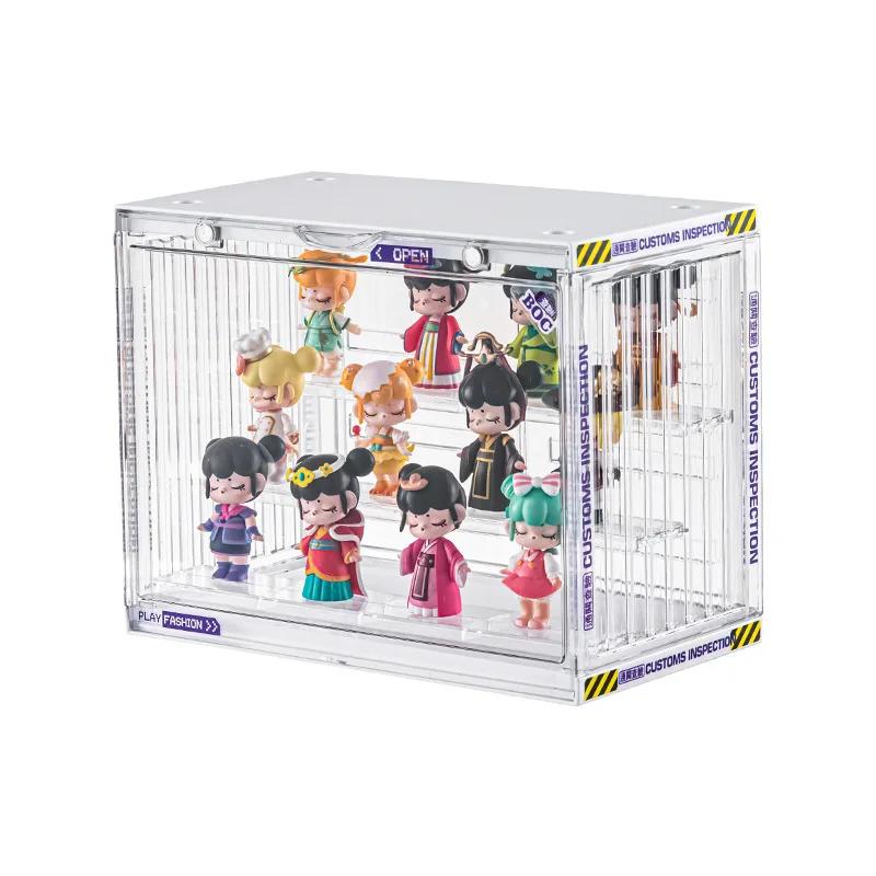 Blind Box Storage Display Rack Container Showcase Dustproof Storage Box Clear Popmart Display Cabinet Anime Figure Toy Storage