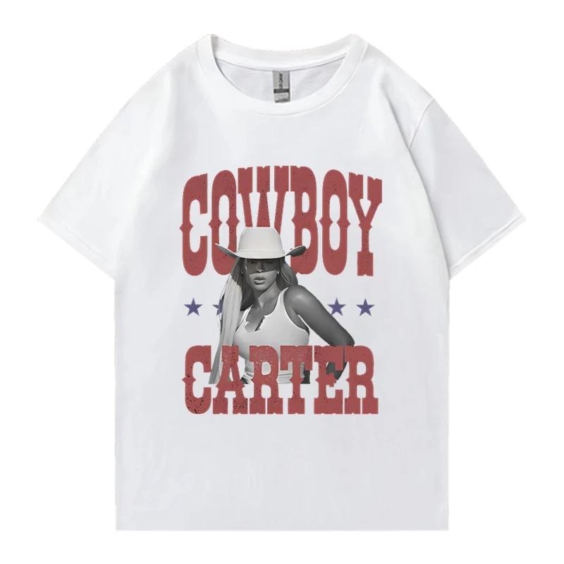 Beyoncé Cowboy Carter Vintage 90s Collage T-Shirt, Unisex Retro Graphic Tee, 100% Cotton Casual Streetwear Top