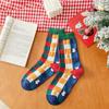 Cotton Happy Christmas Socks Thickened Santa Claus Socks Funny Christmas Socks  Girl