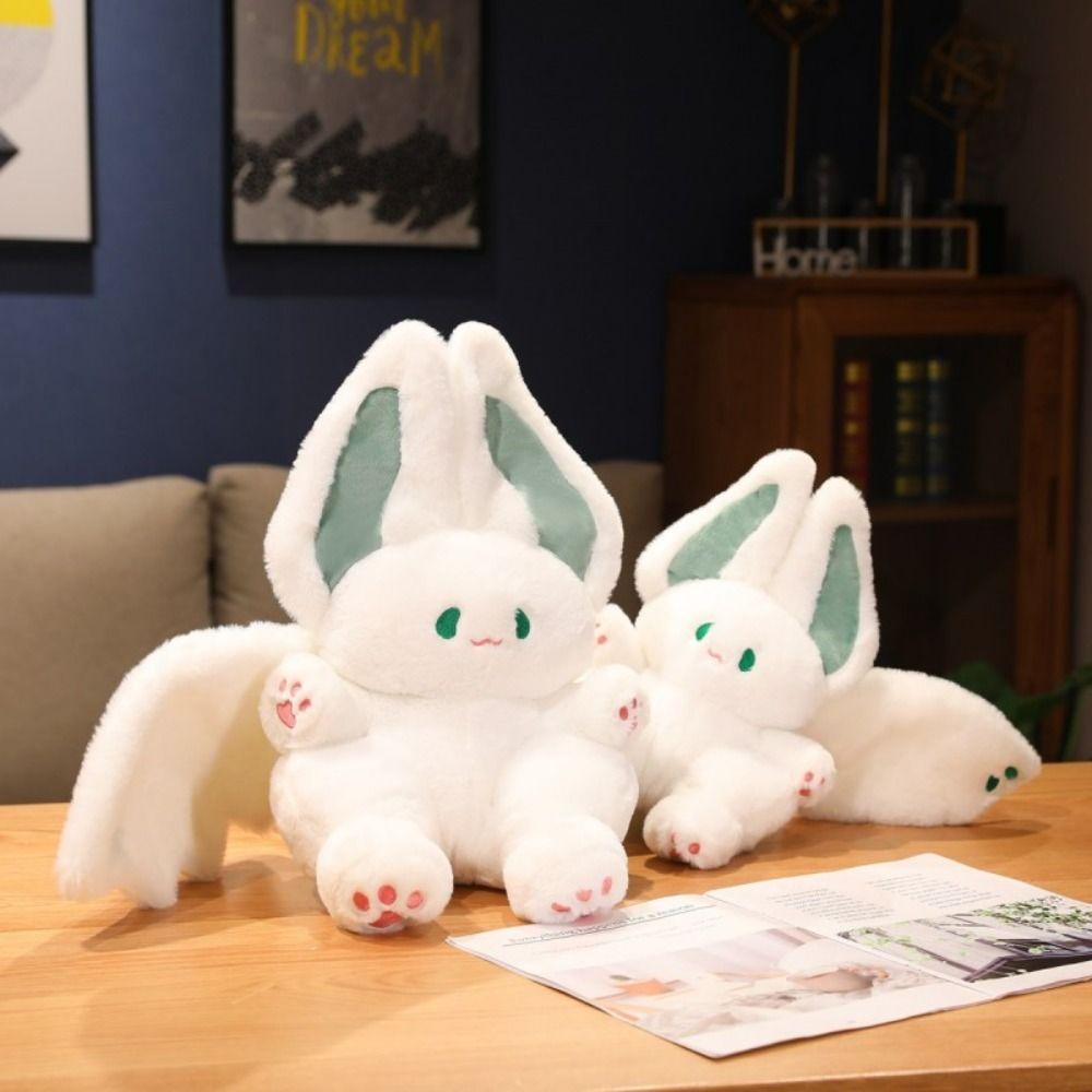 

Плюшевая летучая мышь Кролик Плюшевая игрушка Белая летучая мышь Кролик Мягкая кукла Творческие подруги