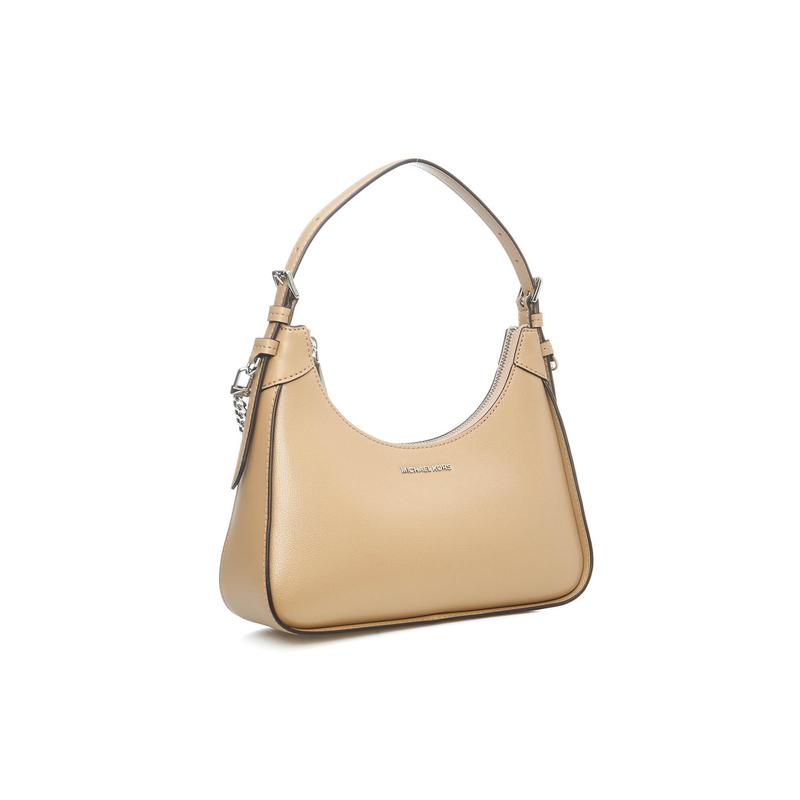 MICHAEL KORS Wilma classic presbyopic chain leather armpit bag crescent bag hand shoulder bag women's light brown