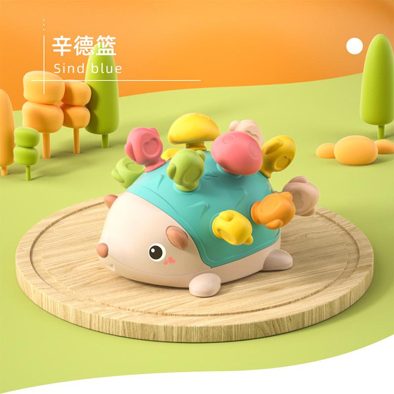 Non-Toxic Sensory Hedgehog Crab Toys Toddler Montessori Fine Motor Toys Baby Preschooler Educational Learning For Early Education Age