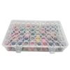 Multipurpose Beads Storage Container With Removable Labels Bottles for Crafting Jewelry Making and Home Organization