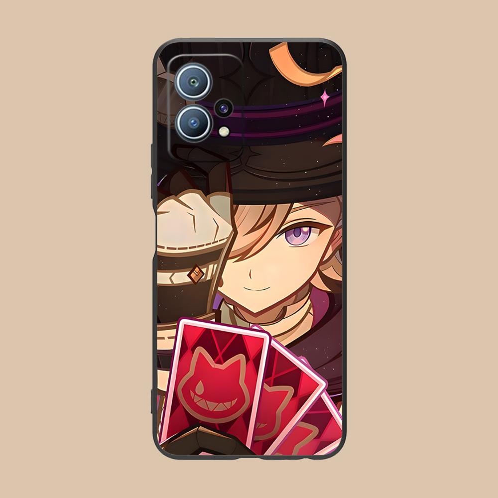 Game GI Lyney Matte TPU Mobile Phone Case for Huawei P60 P50 P40 P30 P20 P10 P9 P8 Pro Lite Plus Colorful Printing Cover