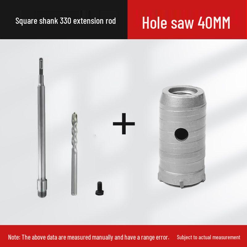 Electric Impact Drill Bit for Cement and Brick Walls - Dry Drilling Opener for Air Conditioner and Water Pipe Installations