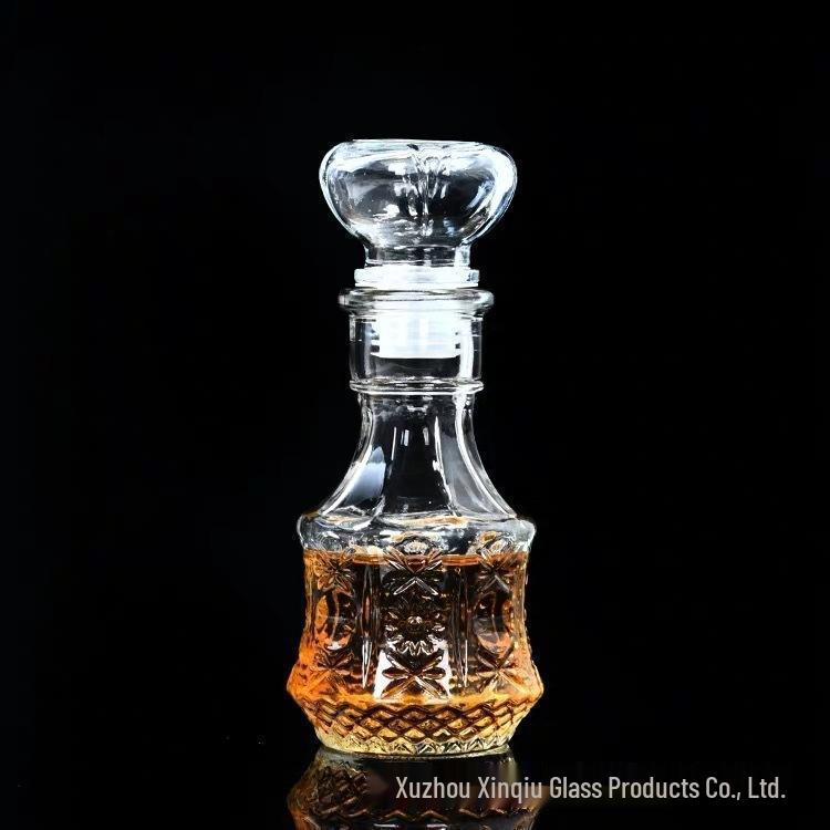Creative Crystal Diamond Wine Decanter: 50ml-1000ml Transparent Red Wine Bottle