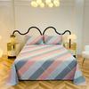 Long-Staple Cotton Brushed Bed Sheet - Solid Color, Thickened, Multiple Sizes (1.2/1.5/1.8m) for Dormitory Single Beds.
