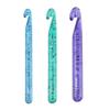Clear Knitting Needle Ergonomic Grip Not Toxic Substance Artisanal Crafting Tool For Adults And Kids