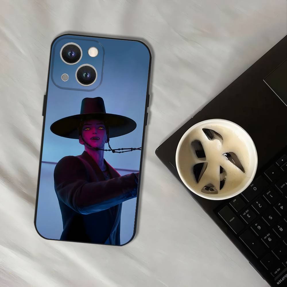 D-Demon H-Hunters-S KPop Phone Case For iPhone 16,15,14,13,12,11,Pro,XS,Max,XR,Plus,E,SE4,Mini Black Soft Cover