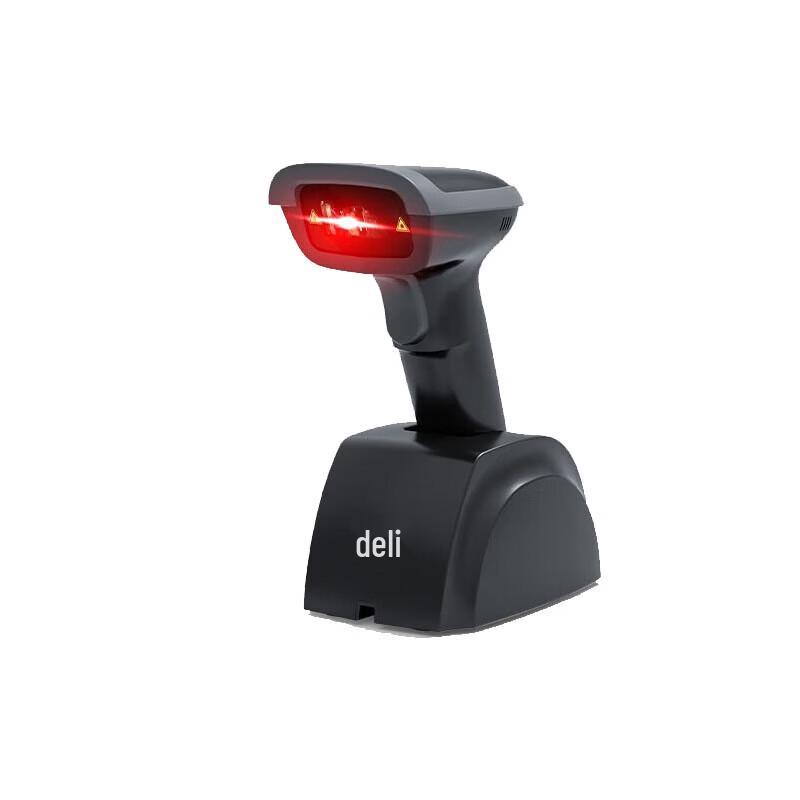 

Deli Wireless 1D Laser Barcode Scanner with Charging Base