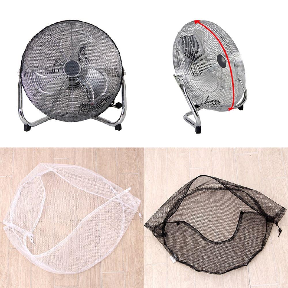 Atmungsaktive Netz-Bodenventilator-Schutzhülle Waschbare Ventilatorabdeckung Haustiersicherer Ventilatorschutz Zuhause