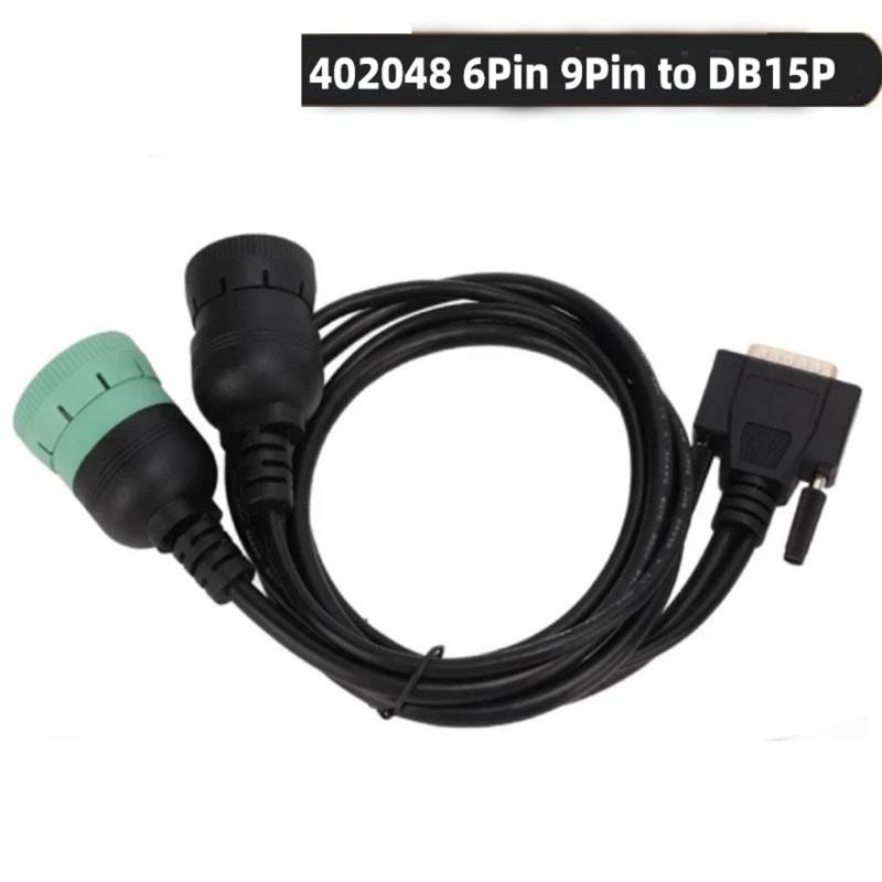 DB15 Male Connector Test Cable For J1939 9 Pin To J1708 Truck Diagnostic Adapter Cable 402048 Replacement