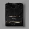 Swords Sting Orcrist Glamdring Narsil T-Shirts Men 100% Cotton T Shirts L-Lords Of The R-Rings Tee Shirt Plus Size Clothing