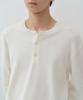 MUSINSA STANDARD Washable Supima Cotton Henley Neck Knit [Ivory]