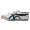 ONITSUKA TIGER Mexico 66 Comfortable Non-Slip Durable Low-Top Running Shoes Unisex Sneaker White Green Yellow D4J2L-0180