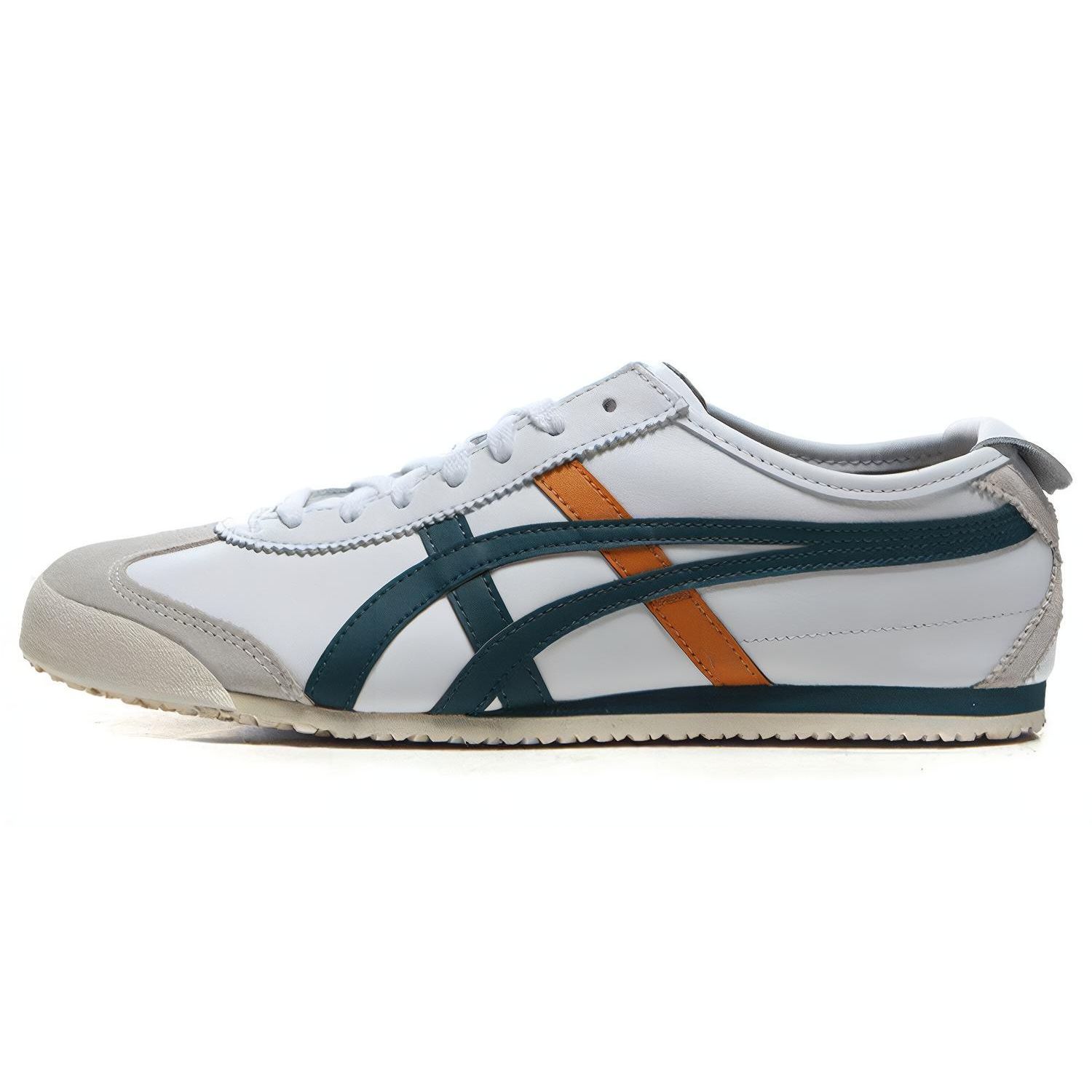 

ONITSUKA TIGER Mexico 66 Удобные Нескользящие Прочные Низкие Кроссовки Унисекс Белые Зеленые Желтые D4J2L-0180 42.5
