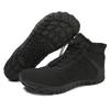 Anti Slip Plush Barefoot Shoe Thermal Trail Running Shoes Soft Bottom and Soft Surface Barefoot Snow Boot High-Top Barefoot Shoe