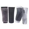 Faux Rabbit Fur Thermal Knee Sleeves Elastic Knit Fleece Knee Pads Knee Warmers  Outdoor Activities