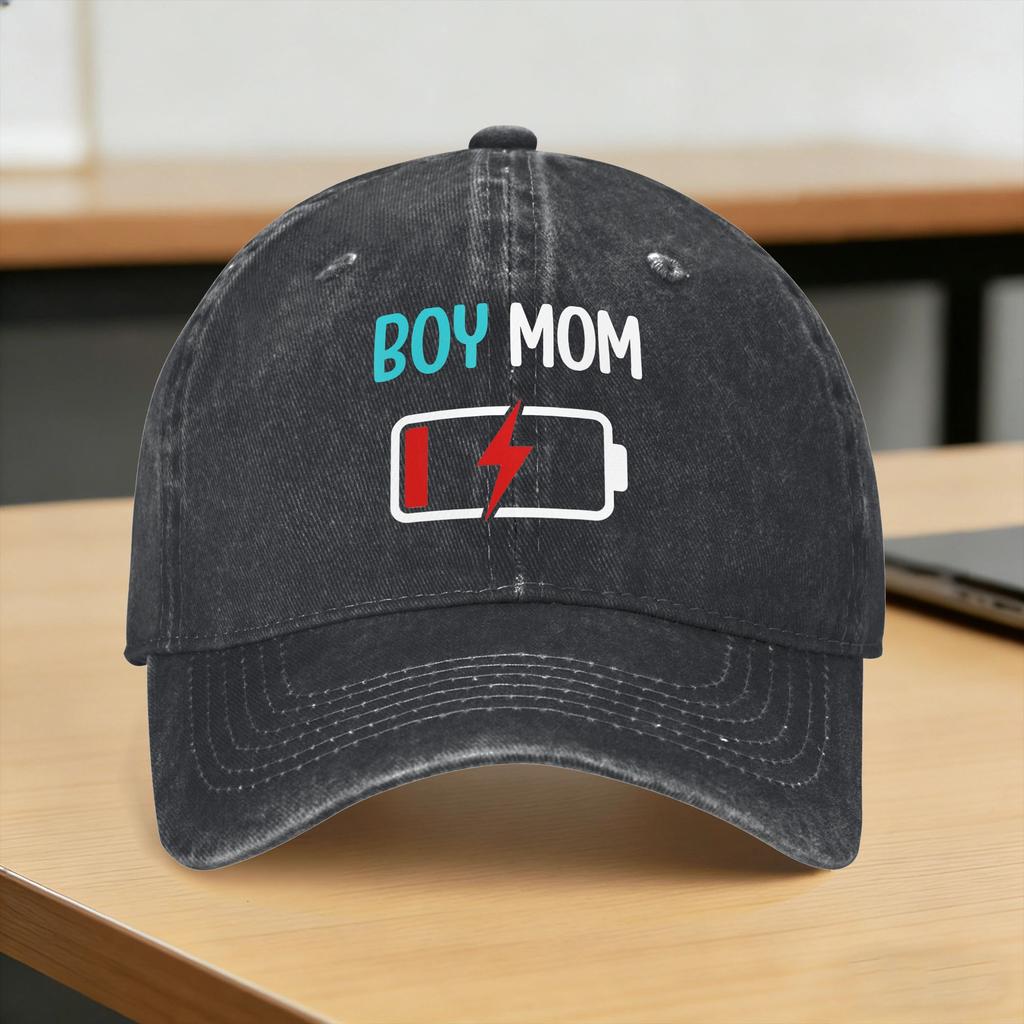 Washed Baseball Cap Funny Mothers Day Boy Mom Summer Hip Hop Hats For Couple Women Y2K Cool Outdoor Gym Sun Baseball Caps