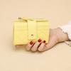 2025 Trendy Women's Short Wallet: Korean-Style Solid Color Card Holder & Coin Purse