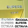 Naklejka Samochodowa 2025 Gorące Naklejki z Literami dla SKODA Logo 4x4 Karoq Kamiq Kodiaq Superb Octavia A7 Tour Rapid Yeti Emblemat Tylnej Klapy Samochodu