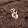 Pear Morganite Gemstone 925 Silver Anniversary Engagement Gift Pendant Jewelry PP-56-11