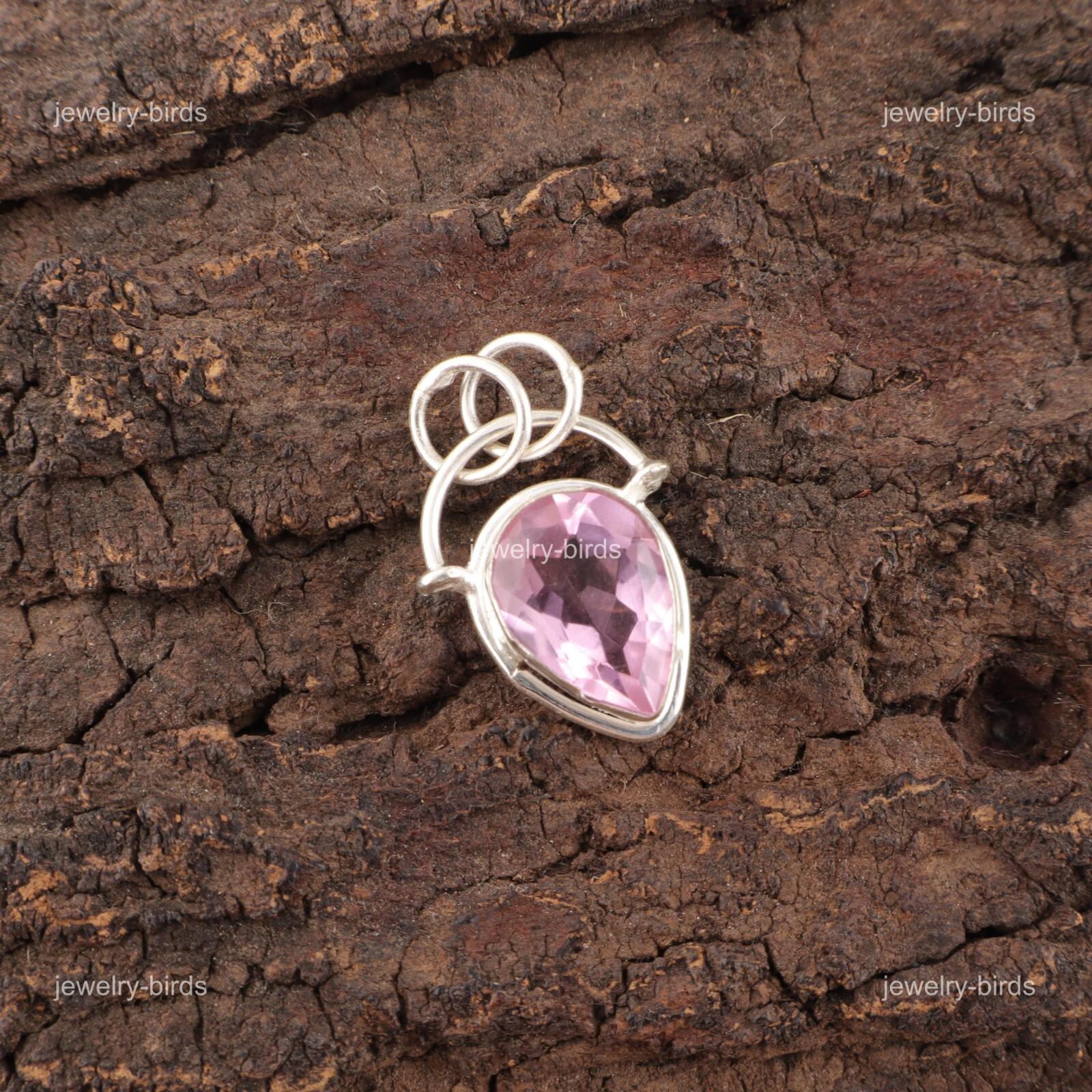 

Грушевидный морганит драгоценный камень серебро 925 пробы юбилей помолвочный подарок кулон ювелирное изделие PP-56-11