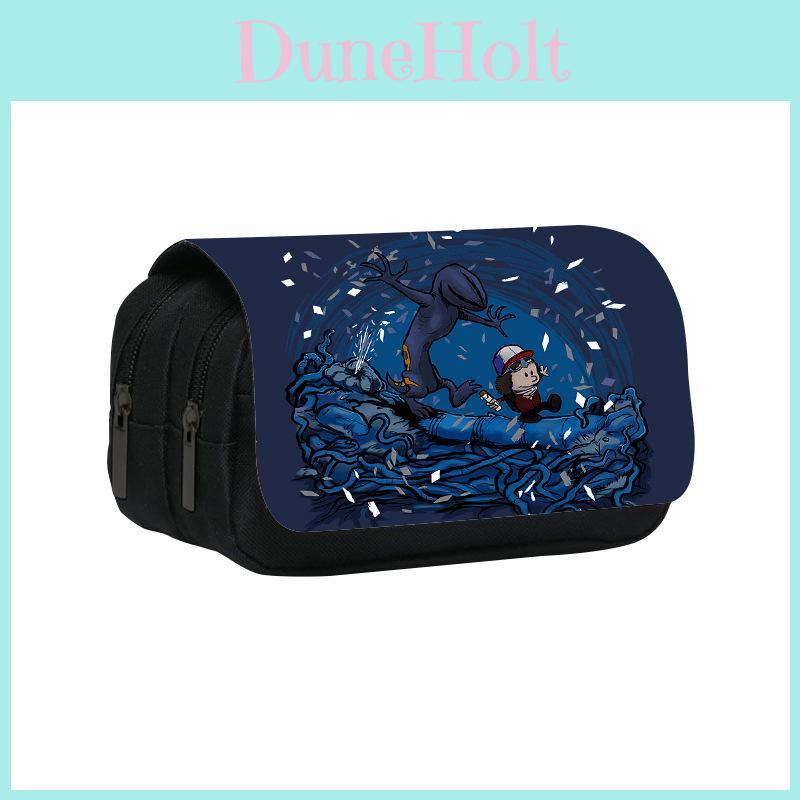 Double Layer Pencil Case With Large Capacity For Students And School Supplies