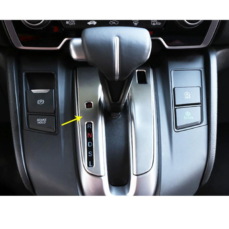 Car Body Stick Inner Middle Front Shift Stall Paddle Cup Lamp Frame Trim Hoods Parts For Honda CRV CR-V 2017 2018