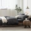 G5Z High-Quality Japanese Washed Cotton Small Check 4-Piece Set