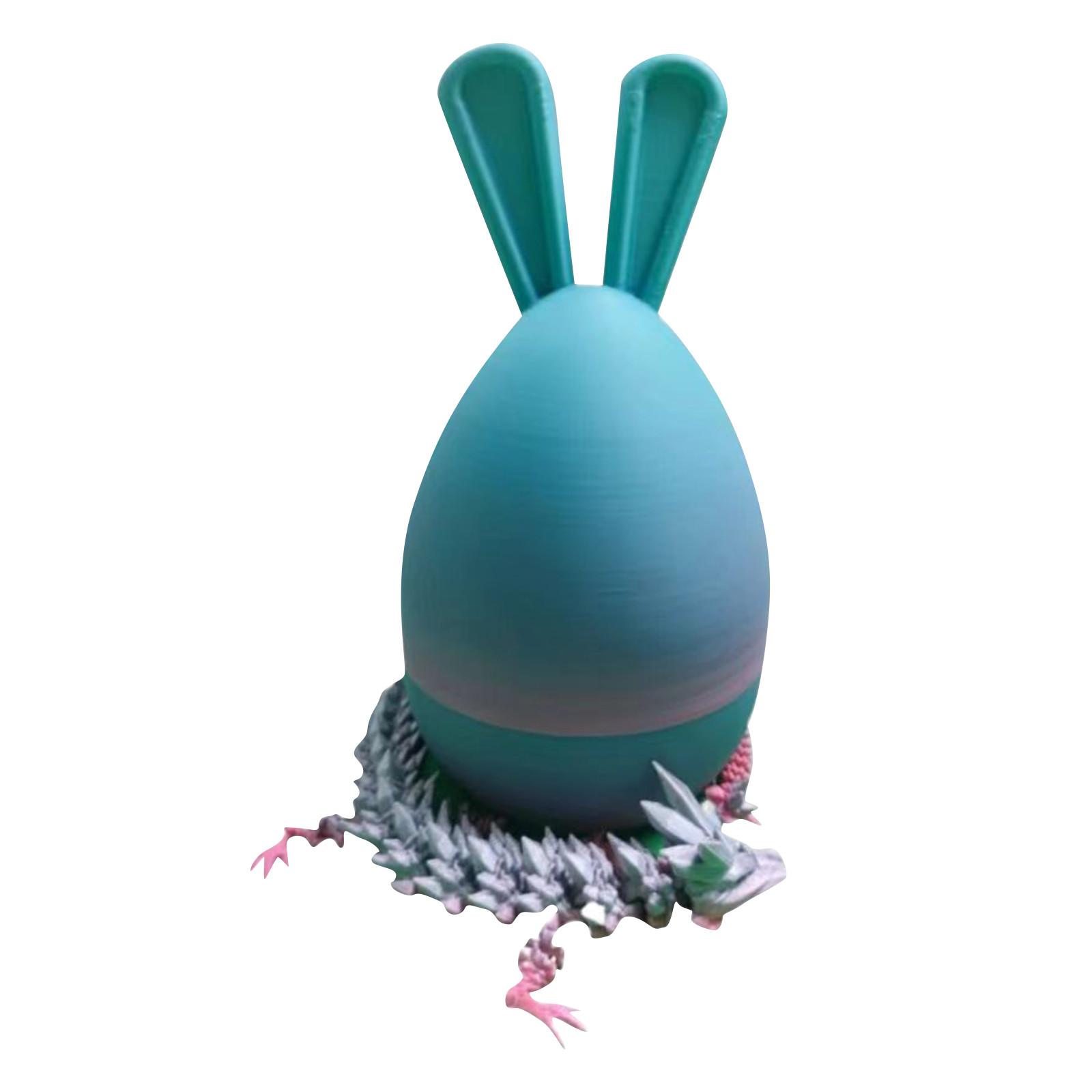 

Таинственный дракон с яйцом, 3D-печатный дракон с яйцом, Полностью шарнирно-сочлененный гибкий дракон с яйцами, 3D-печатная подарочная игрушка с сумкой для хранения One Size