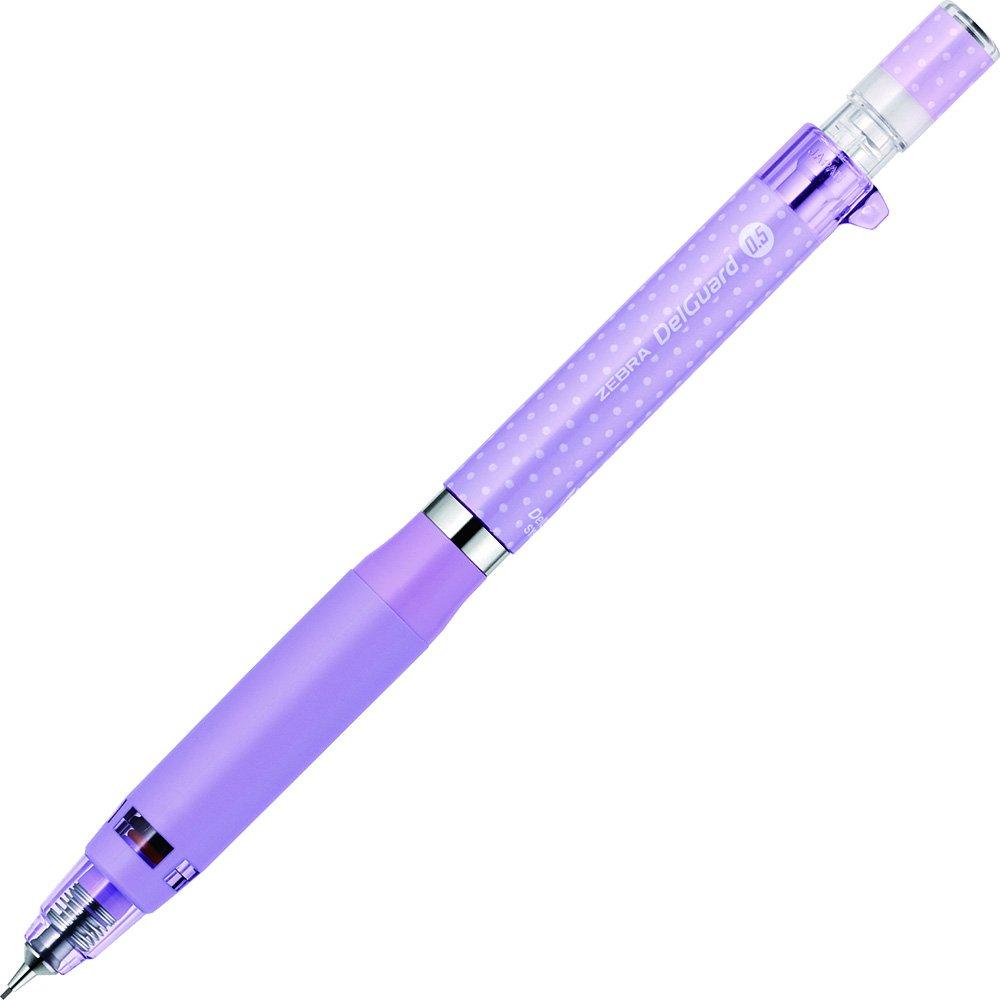 Zebra DelGuard Type ER Mechanical Limited Edition Dot Purple 0.5 Pencil, (P-MA88-CD-DTPU)