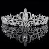 Frauen elegante Hochzeit Braut Krone Kopfbedeckung Strass Tiaras süße Kopf Pin Geschenk
