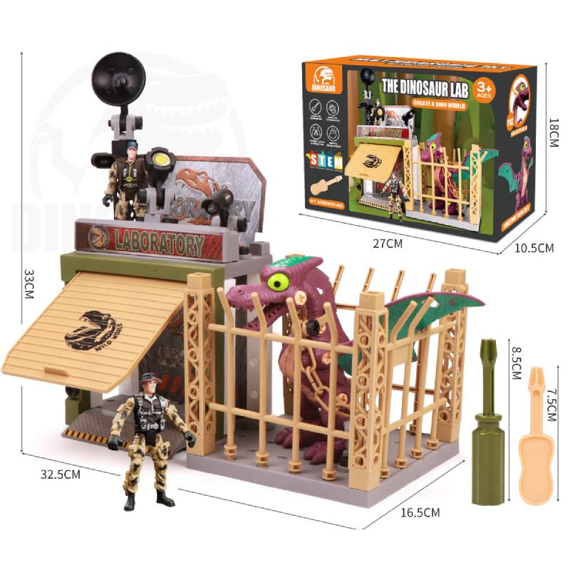 Engaging Battery Powered Dinosaur Model Toy For Children With Easy Diy Assembly