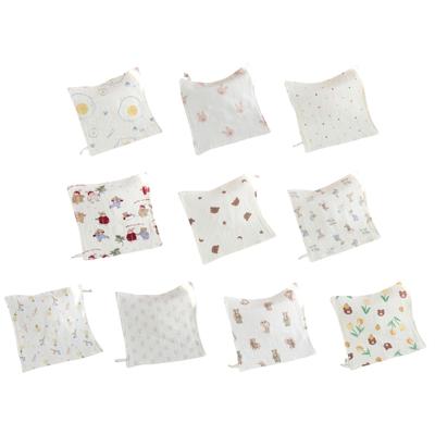 Cotton Washcloth Baby Muslin Face Towel for Delicate Skin 4-layer Absorbent Muslin Hand Washing Towel Newborn Burp Cloth