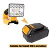 Replace for Dewalt Light 18V LED Tool Light Indoor Outdoor DCB182 DCB201 DCB200 Li-ion Battery Compatible